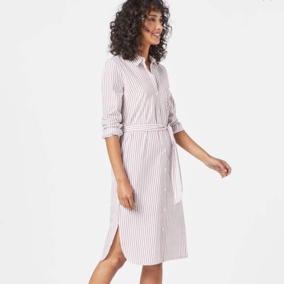 NWT Poplin Midi Shirt Dress - S - Picture 4 of 4